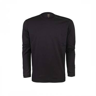 VAV Baseti-04 Uzun Kol Sweatshirt Siyah XXL