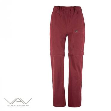 VAV Flextac 11 Outdoor Şortlu Pantolon Bordo XL