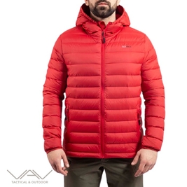 VAV Tactical & Outdoor - VAV SASPRO Kaz Tüyü Kapüşonlu Şişme Mont Bordo L