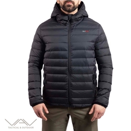 VAV Tactical & Outdoor - VAV SASPRO Kaz Tüyü Kapüşonlu Şişme Mont Siyah L