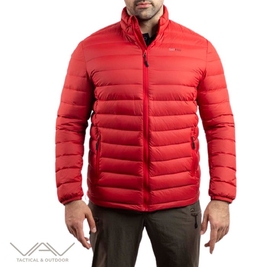 VAV Tactical & Outdoor - VAV SASPRO Kaz Tüyü Şişme Mont Bordo XL