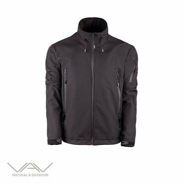 VAV Shell HT-04 Softshell Mont Siyah XXXL