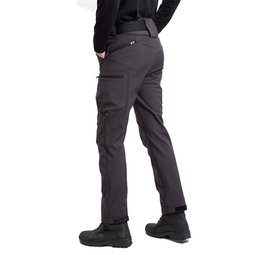 VAV Softshell Pantolon Gri Kırçıllı XS