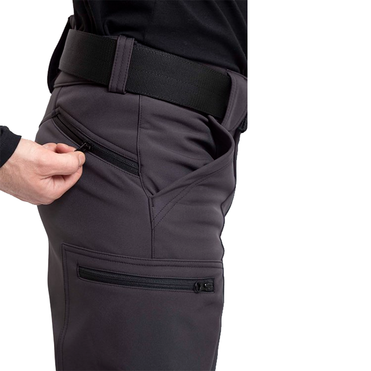 VAV Softshell Pantolon Gri Kırçıllı XS