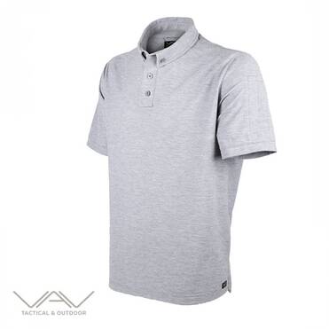 VAV Tlac-01 Polo Yaka Tişört Gri M