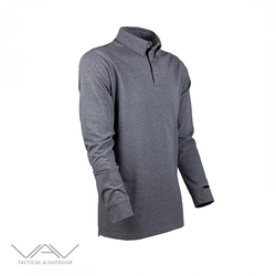 VAV Tactical & Outdoor - VAV Tlac-02 Polo Yaka Uzun Kol Tişört K. Füme XXL