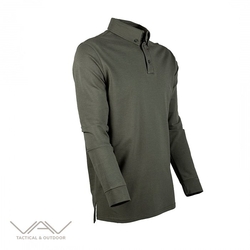 VAV Tactical & Outdoor - VAV Tlac-02 Polo Yaka Uzun Kollu Tişört Haki L