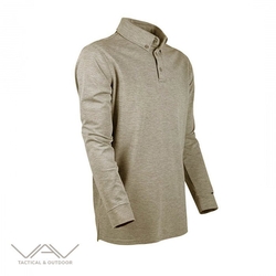 VAV Tactical & Outdoor - VAV Tlac-03 Polo Yaka Uzun Kol Tişört Bej L