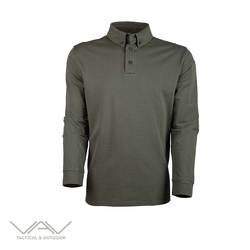 VAV Tactical & Outdoor - VAV Tlac-03 Polo Yaka Uzun Kol Tişört Haki L