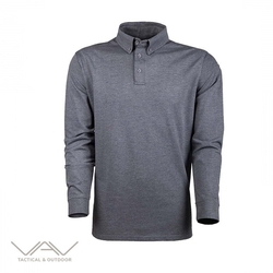 VAV Tactical & Outdoor - VAV Tlac-03 Polo Yaka Uzun Kol Tişört K. Füme L