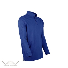 VAV Tactical & Outdoor - VAV Tlac-03 Polo Yaka Uzun Kol Tişört Mavi L