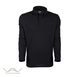 VAV Tactical & Outdoor - VAV Tlac-03 Polo Yaka Uzun Kol Tişört Siyah L