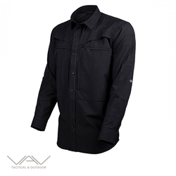 VAV Tactical & Outdoor - VAV Uzun Kol Gömlek Hidden-01 Siyah XS