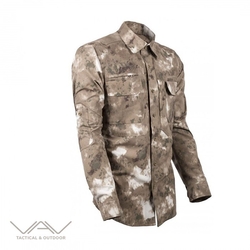 VAV Tactical & Outdoor - VAV Uzun Kol Gömlek Tactek-01 Bej Kamuflaj XS